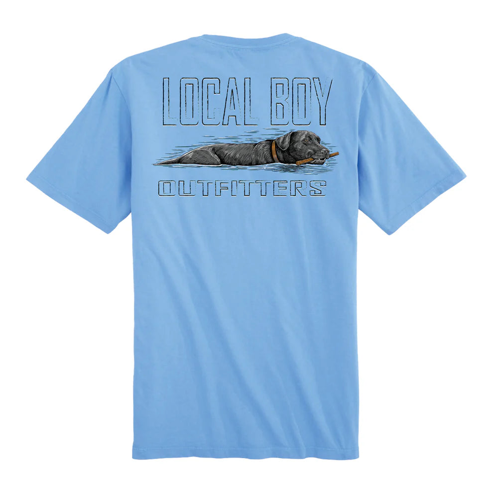 Local Boy Outfitters Youth Fetch Black Lab SS Tee