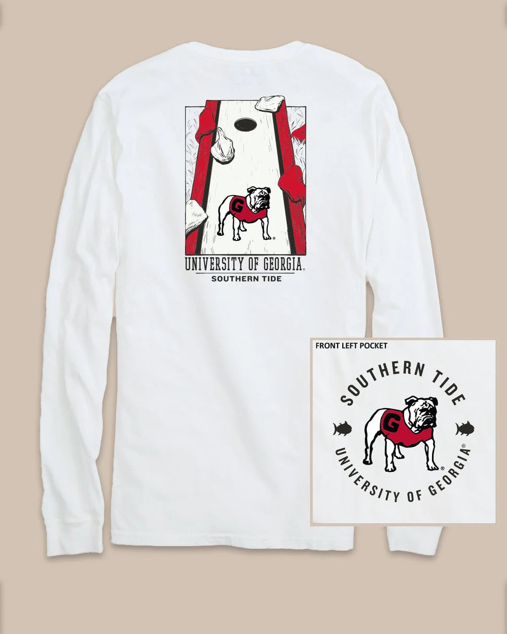 Southern Tide Gameday Cornhole LS Tee