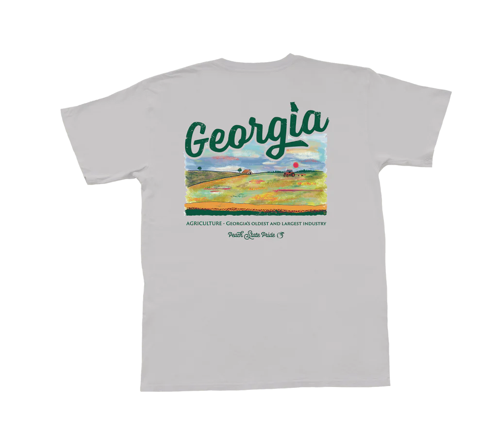 Youth Peach State Pride Georgia AG SS Tee