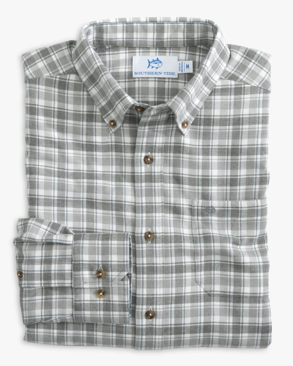 Southern Tide Chipely Plaid Flannel Sportshirt