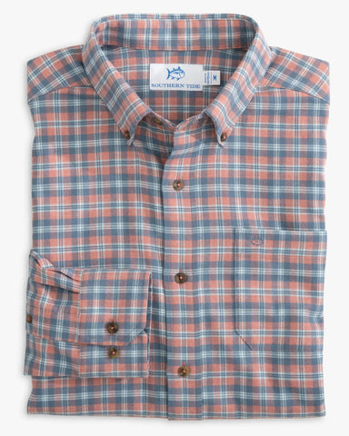 Southern Tide Lakewood Plaid Flannel Sportshirt