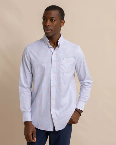 Southern Tide Falls Park Plaid Sportshirt