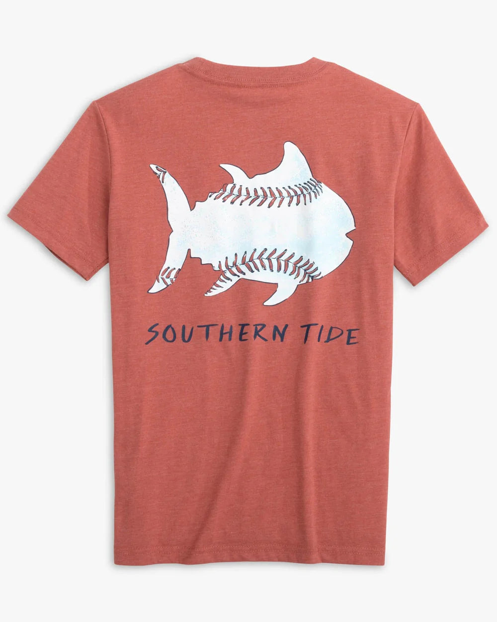 Youth Southern Tide Sketched Baseball SS Tee