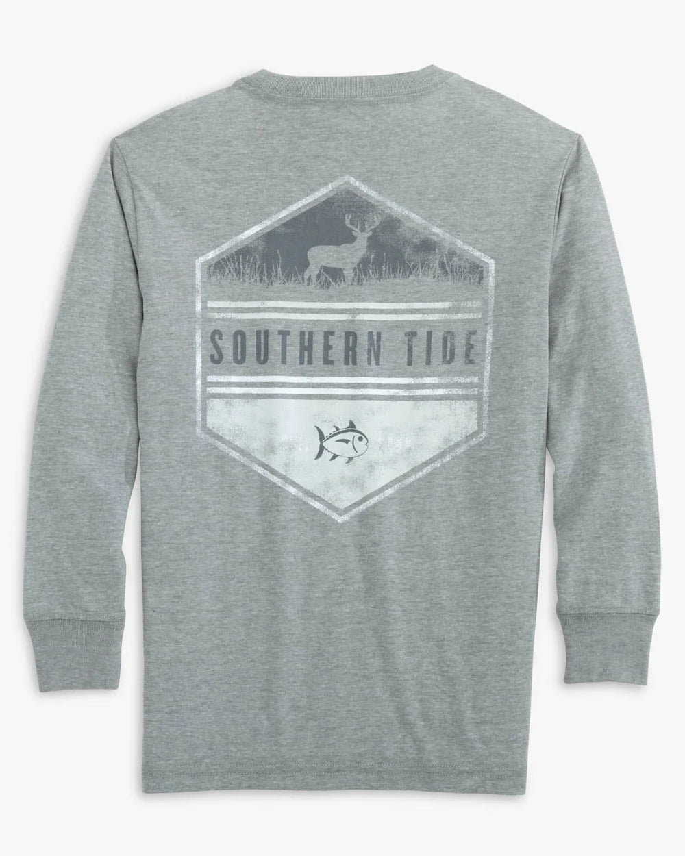 Youth Southern Tide Hex Deer LS Tee