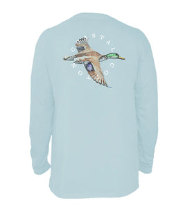 Coastal Cotton Mallard Bay Green LS Tee