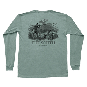 Peach State Pride Quail Etching LS