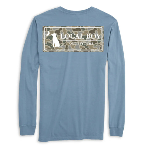 Local Girl Sand Dog & Moon Plate Ls Tee
