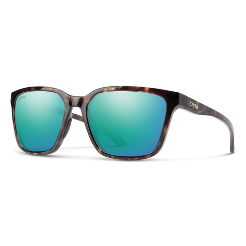 Smith Shoutout Matte Tortoise/Green Chromapop Polarized