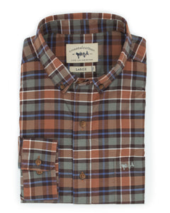 Coastal Cotton Woodland Plaid Shirt