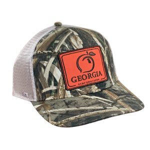 Peach State Camo Georgia Patch Trucker
