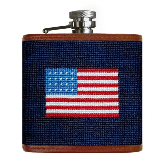 Smather's and Branson American Flag Flask
