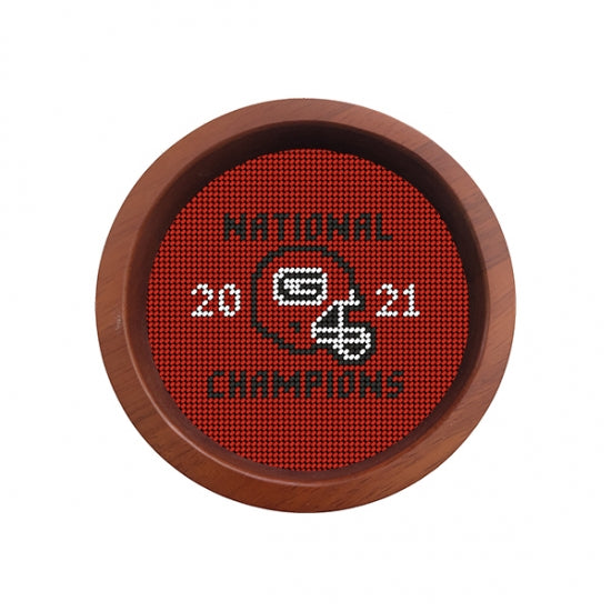 Smather's and Branson UGA National Championship Wine Coaster