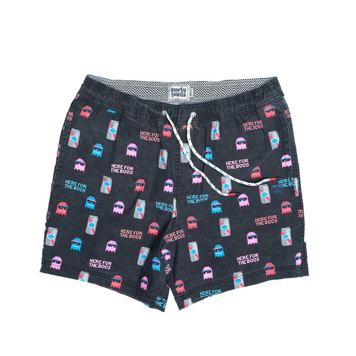 Party Pants 8 Bit Boos Swim Trunks
