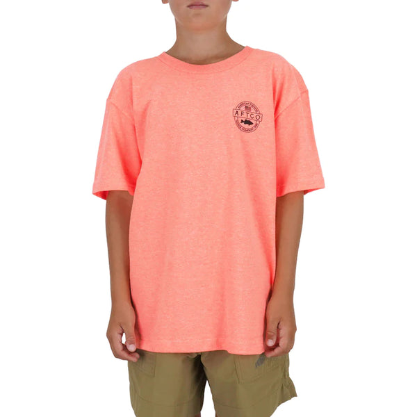 Youth Aftco Bass Patch SS Tee