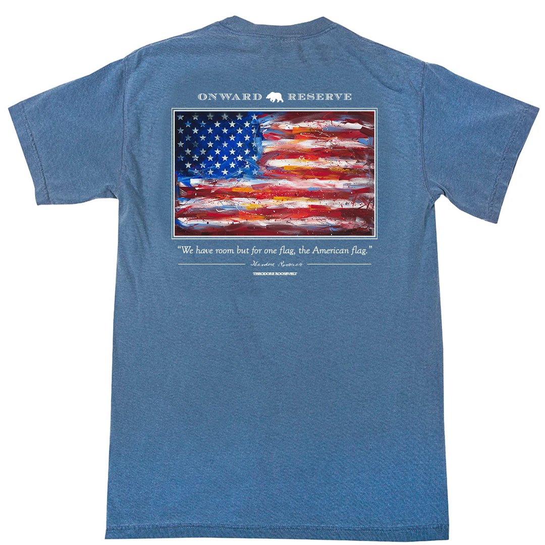 Onward Reserve Patrick Lewis American Flag SS Tee