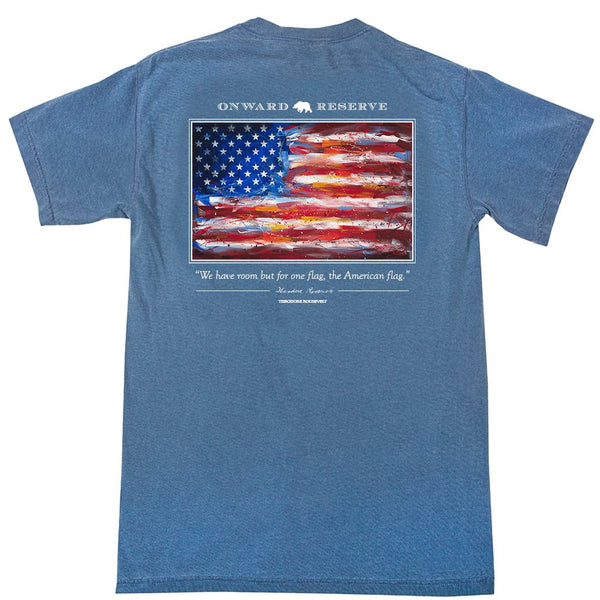 Onward Reserve Patrick Lewis American Flag SS Tee