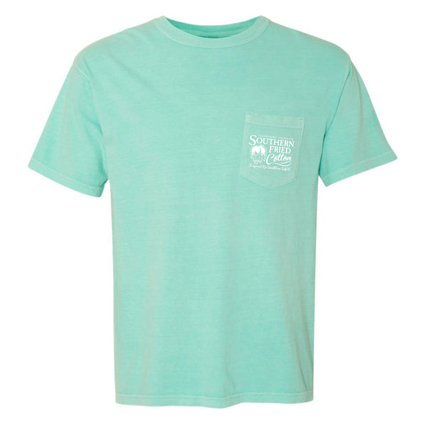 Southern Fried Cotton Somewhere On A Beach SS Tee