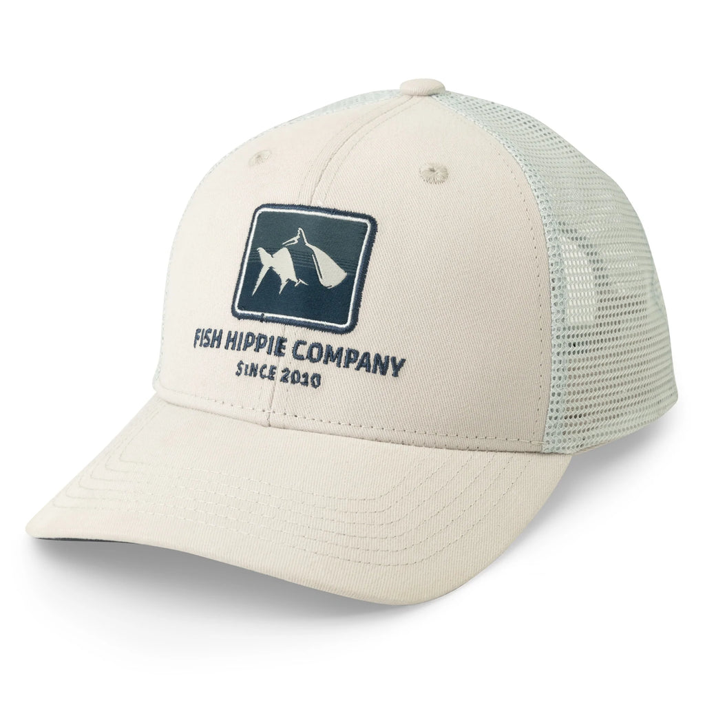 Fish hippie trucker hat on sale