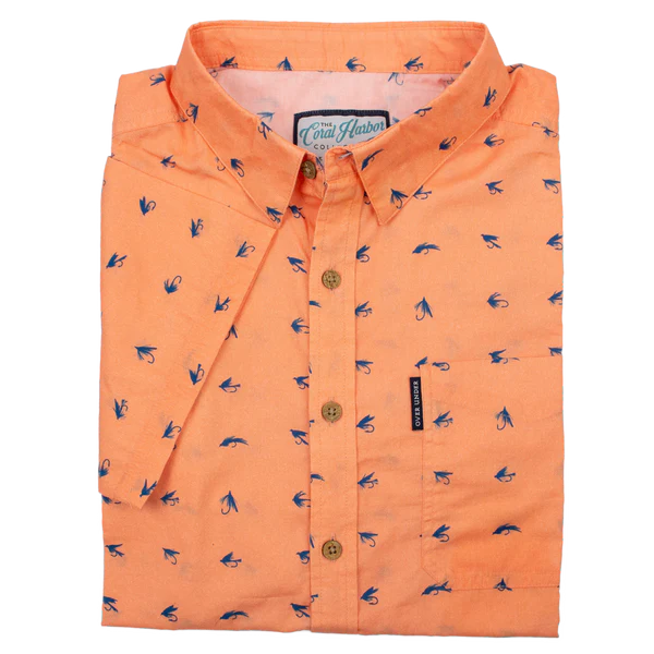 Over Under Coral Harbor Shirt Feeding Frenzy SS