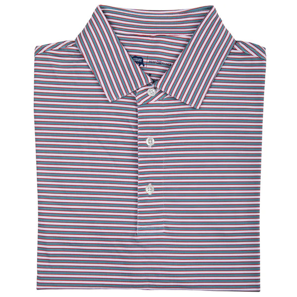 Onward Reserve Mulligan Stripe Performance Polo