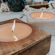 Oyster Candle Company Wooden Cheese Mold Candles