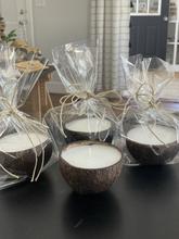 Oyster Candle Company Hand Carved Coconut Candles