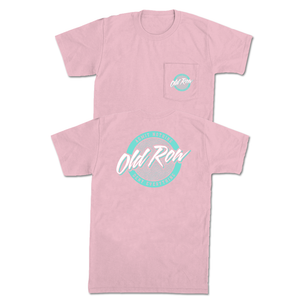 Spring Rad Chicks Pocket Tee (Blossom/Light Blue)