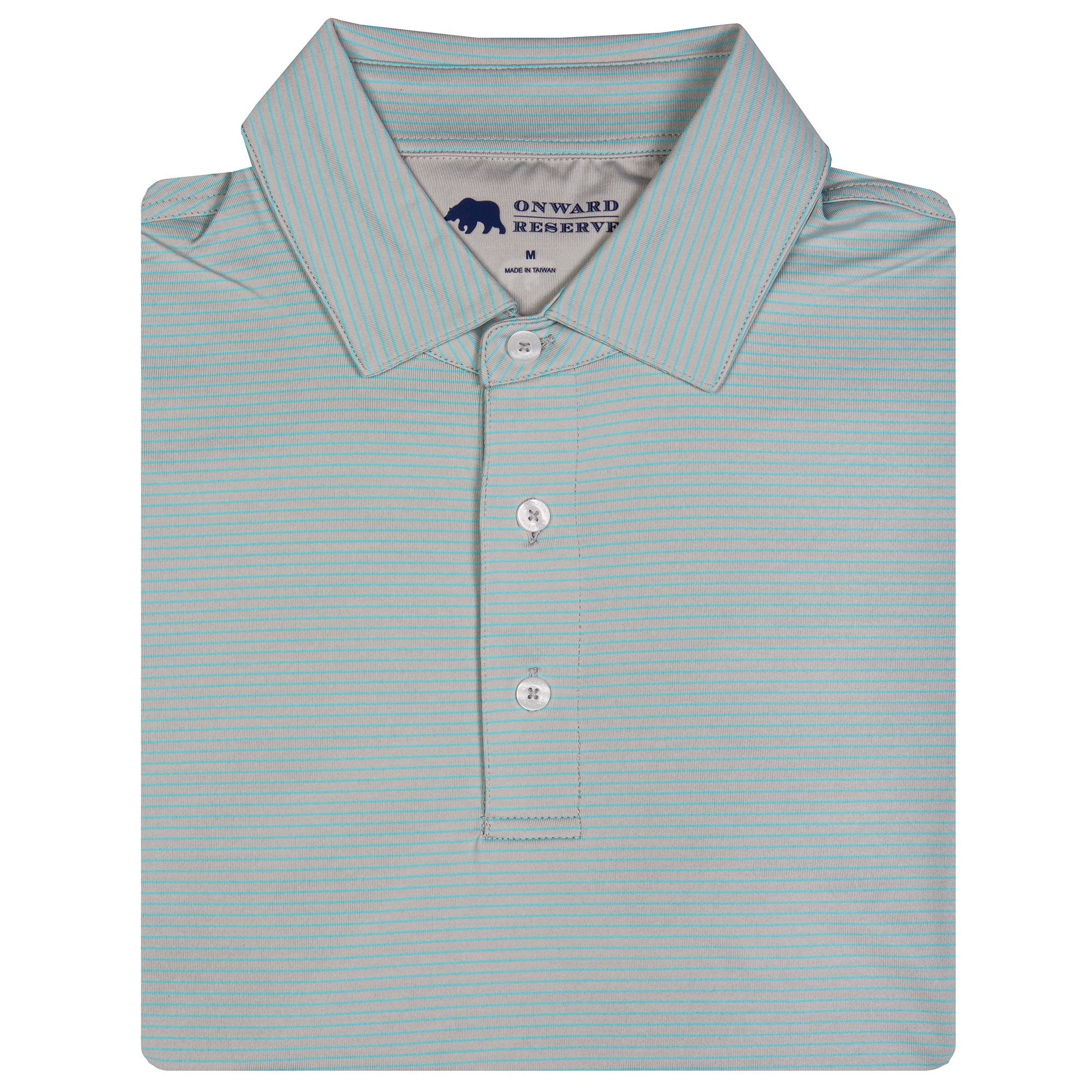 Onward Reserve Performance Birdie Stripe Polo