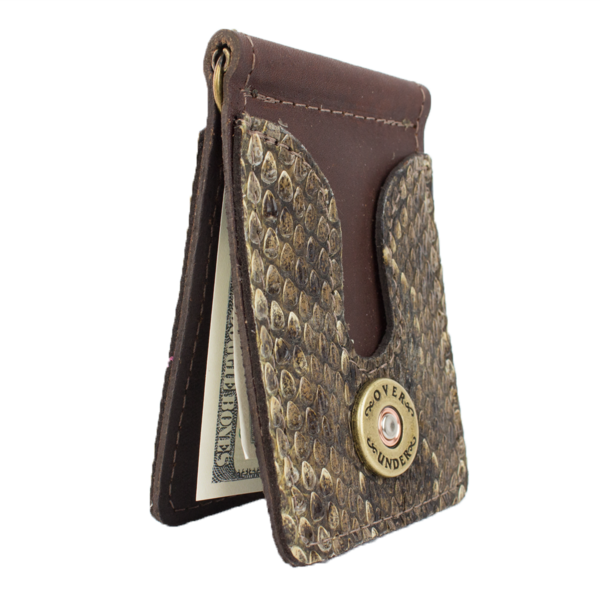 Over Under Rattlesnake Front Pocket Wallet