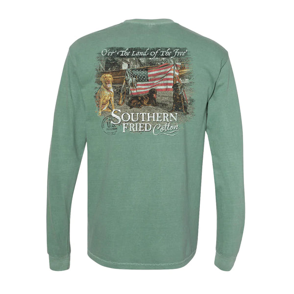 Southern Fried Cotton Southern Patriots LS Tee