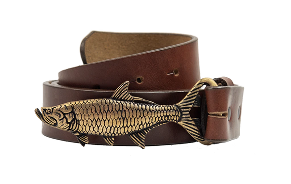 HookNHide Classic Brown Leather Belt