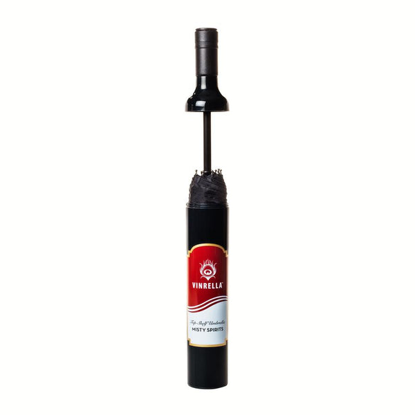 Vinrella Misty Spirits Labeled Bottle Umbrella