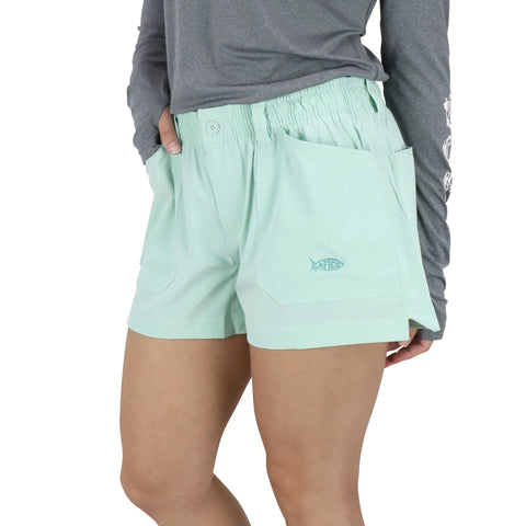 Aftco W100 Neon Mint Shorts