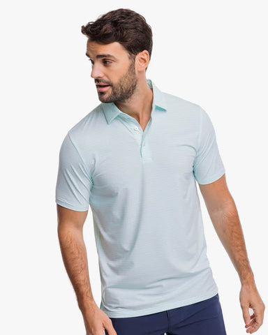 Southern Tide Breezzee Millwood Stripe Performance Polo