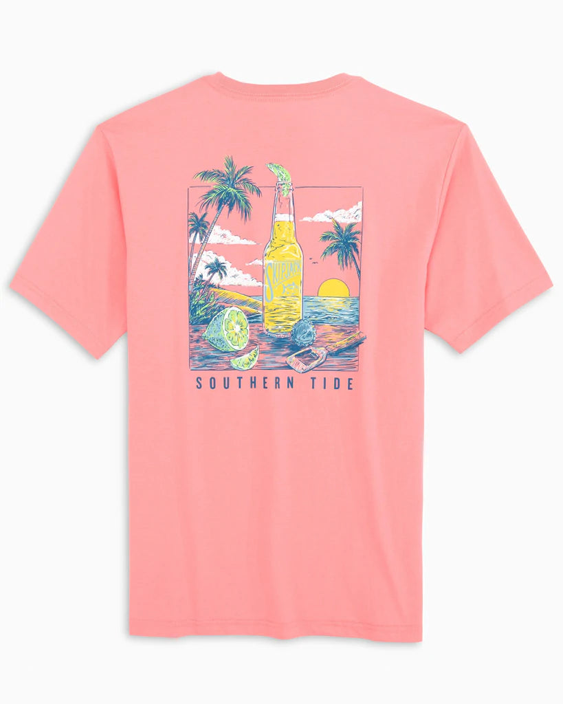 Southern Tide Cerveza Sunset SS Tee