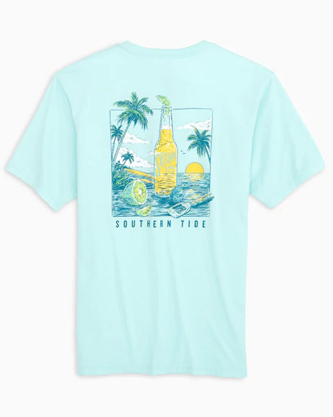 Southern Tide Cerveza Sunset SS Tee