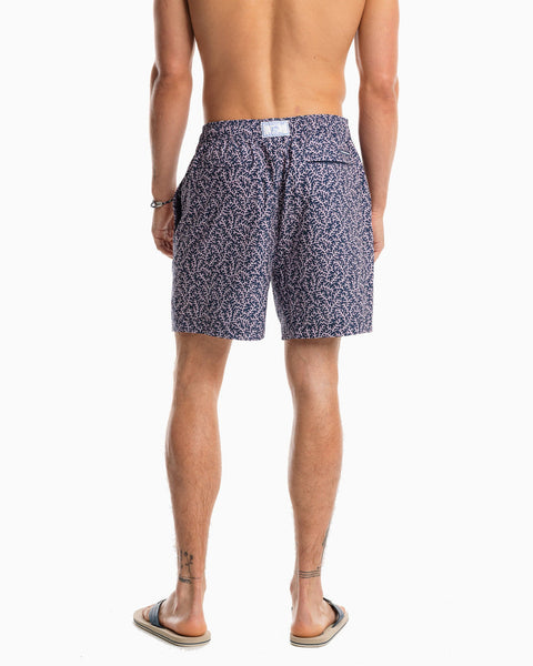 Southern Tide Coral Life Swim Trunks