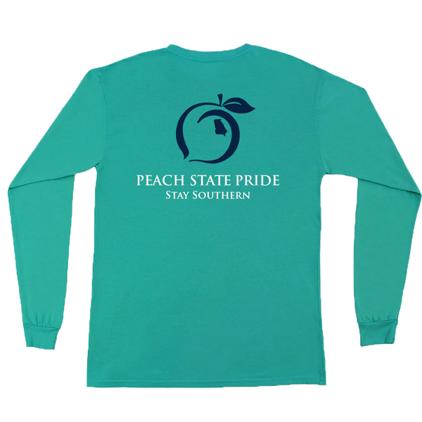 Youth Peach State Pride Classic Stay Southern LS Tee