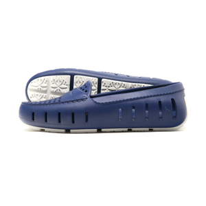 Floafers Women's Navy Peony/Bright White Posh Driver