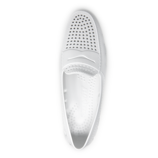 Floafers Men's Bright White/Harbor Mist Gray