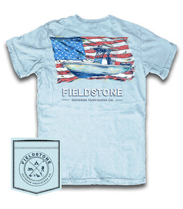 Boy's Fieldstone Boat Flag SS Tee