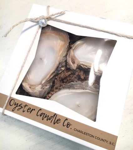 Oyster 3 Piece Candle Gift Set