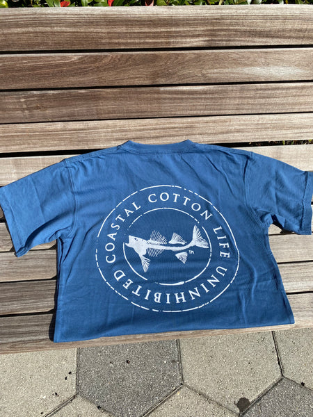 Coastal Cotton Circle Logo SS Tee