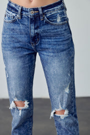Heather Ultra High Rise Mom Jeans