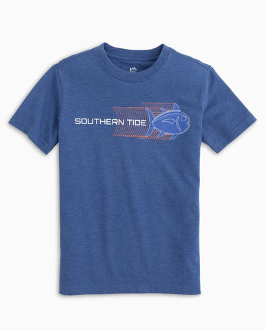 Boy's Southern Tide Swoosh SS Tee