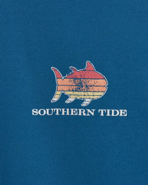 Boy's Southern Tide Zipjack LS Tee