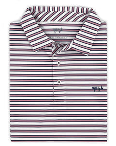 Coastal Cotton Marlin Flamingo Performance Polo