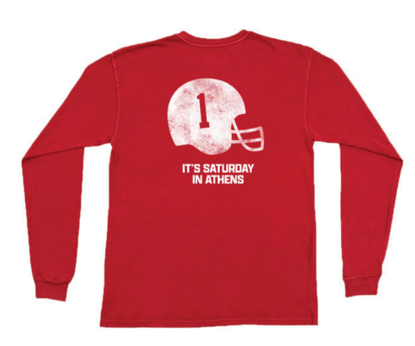 Peach State Pride Saturday In Athens 2 LS Tee