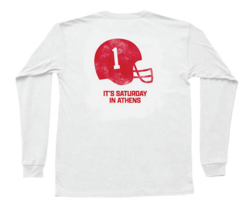 Peach State Pride Saturday In Athens 2 LS Tee