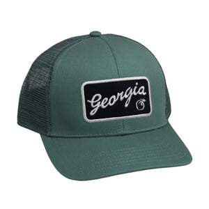 Peach State Pride Green GA Script Hat
